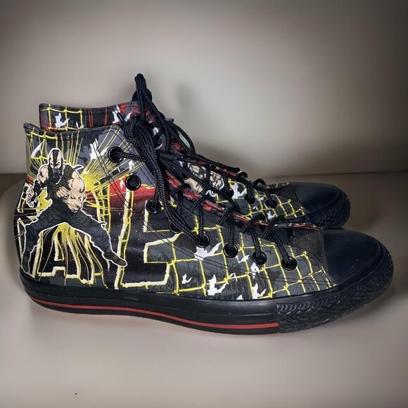 Converse All Star Limited Edition Batman The Dark Bane Comics Mens Size 10 - Picture 1 of 12